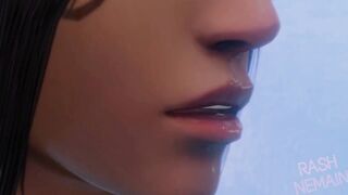 Overwatch - Pharah blowjob glory hole 3d Hentai