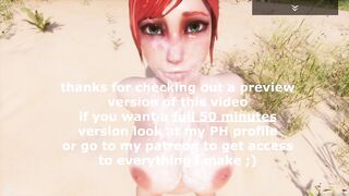 Big Breasted Redhead Cutie Gangbanged by a Pack of Pigmen (Wild Life) [preview]