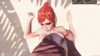 Big Breasted Redhead Cutie Gangbanged by a Pack of Pigmen (Wild Life) [preview]