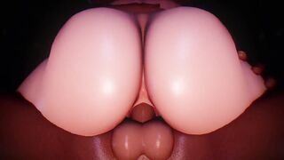Huge Ass & Dick fucking pussy – close-up fetish video (by Ngon)