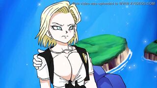 Rescuing Android 18 - Hentai Animated Video