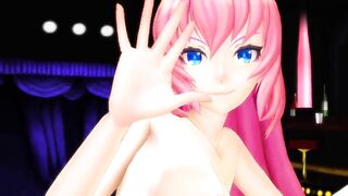 mmd MikuMikuDance girl pole dances
