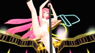 mmd MikuMikuDance girl pole dances