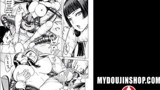 MyDoujinShop - Nyotengu Wearing a Sexy Catwoman Suit Pulls Out Her Tits & Dominates You!!! Hentai Comic
