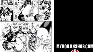 MyDoujinShop - Nyotengu Wearing a Sexy Catwoman Suit Pulls Out Her Tits & Dominates You!!! Hentai Comic