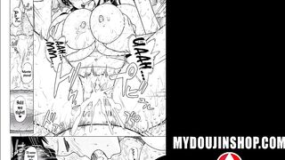MyDoujinShop - Nyotengu Wearing a Sexy Catwoman Suit Pulls Out Her Tits & Dominates You!!! Hentai Comic