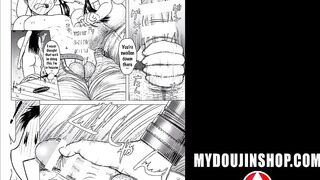 MyDoujinShop - Nyotengu Wearing a Sexy Catwoman Suit Pulls Out Her Tits & Dominates You!!! Hentai Comic
