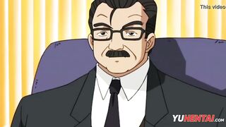Teen makes threesome with doctor | Anime hentai