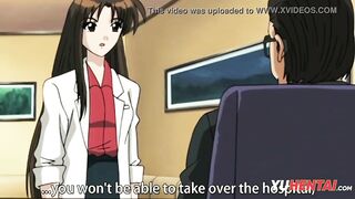 Teen makes threesome with doctor | Anime hentai