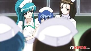 Teen makes threesome with doctor | Anime hentai