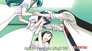 Teen makes threesome with doctor | Anime hentai