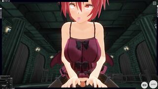 3D HENTAI POV Devil Girl Saddled your Cock and took a Creampie in her Pussy