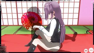 3D HENTAI Konno Yuuki Loves Cum in her Pussy