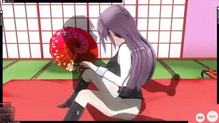3D HENTAI Konno Yuuki Loves Cum in her Pussy