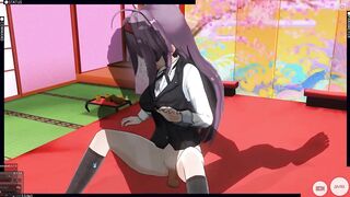 3D HENTAI Konno Yuuki Loves Cum in her Pussy
