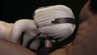 NieR Automata's YoRHa No.2 Type B Blowjob with Swallow (POV 2) (4K 60FPS)