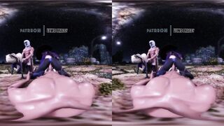 Genshin Impact - Mona & Fischl Moolight Orgy [UNCENSORED VR HENTAI R-18 MMD]