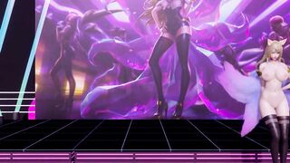 [MMD] Lupin Ahri Nude Erotic Dance Uncensored 3D