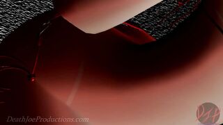 MMD R18 4k Bikini and Stockings Misaka - Lean on 1021