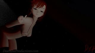 MMD R18 4k Bikini and Stockings Misaka - Lean on 1021
