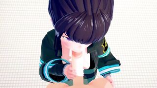 Maki Oze FireForce 3D Hentai 1/7