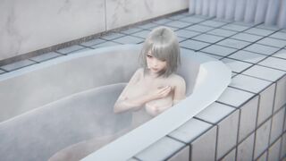 3D Hentai Uncensored - Peek at the Women's Dorm