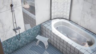3D Hentai Uncensored - Peek at the Women's Dorm