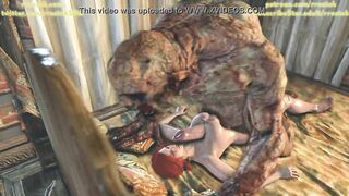 Triss Merigold fucked between the tits by Ghoul Monster 3D Animation