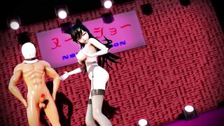 Mmd Atago Azur Lane Cum Swallow