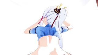 Ayaka Genshin Impact 3D HENTAI 6/8