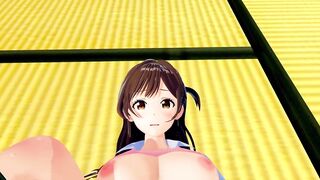 Chizuru Ichinose Chizuru Mizuhara Kanojo Okarishimasu 3D HENTAI 3/7