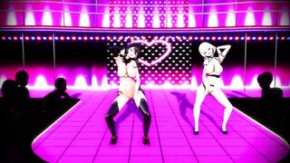 Mmd Azulene Baltimore will make you Hard and Cum Hentai 3D Animation