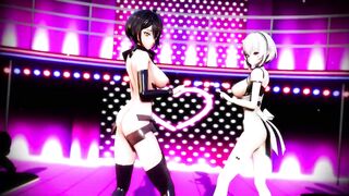 Mmd Azulene Baltimore will make you Hard and Cum Hentai 3D Animation