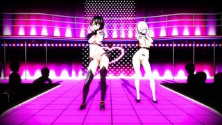 Mmd Azulene Baltimore will make you Hard and Cum Hentai 3D Animation