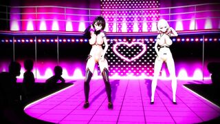 Mmd Azulene Baltimore will make you Hard and Cum Hentai 3D Animation