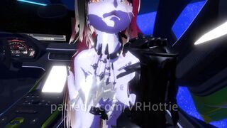Chained Drooling Tattooed Red Head Rides you in Passenger Seat of Lamborghini Car Fuck POV Lap Dance