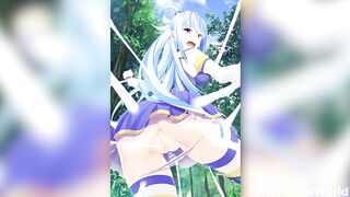 Konosuba Aqua Hentai best Compilation 2020