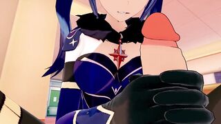 Mona Genshin Impact 3D HENTAI 1/8