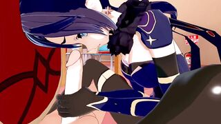 Mona Genshin Impact 3D HENTAI 1/8