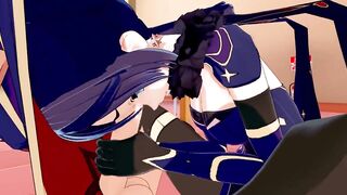 Mona Genshin Impact 3D HENTAI 1/8