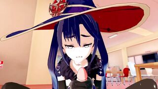 Mona Genshin Impact 3D HENTAI 1/8