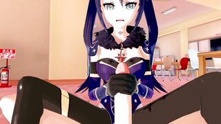 Mona Genshin Impact 3D HENTAI 1/8