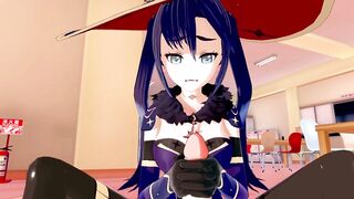 Mona Genshin Impact 3D HENTAI 1/8