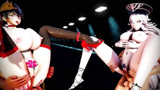 Mmd Taiho and Graf Fuck Concert Live Fucked after Concert