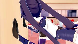 Mona Genshin Impact 3D HENTAI 4/8