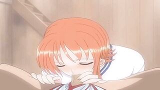 One Piece - Nami Blowjob -