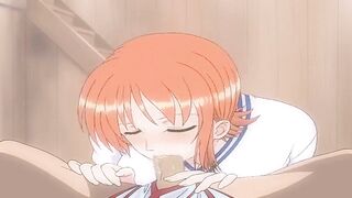 One Piece - Nami Blowjob -