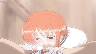One Piece - Nami Blowjob -