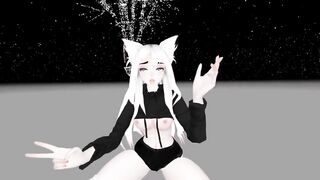 THICK ANIME GIRL GIVES EROTIC STRIPTEASE AND LAPDANCE