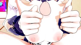 JEAN Genshin Impact 3D HENTAI 2/7